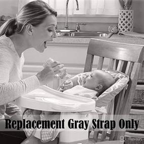 img 1 attached to 🪑 Fisher Price Space Saver High Chair Replacement Straps - Gray BJV38