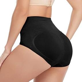 img 3 attached to SHAPERIN Womens Butt Lifter Padded Panties High Waist Hip Enhancer Briefs Seamless Tummy Control Body Shaper Underwear