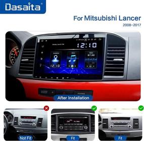 img 3 attached to 🚗 Dasaita 10.2 Inch Android 11 Car Stereo for Mitsubishi Lancer (2008-2017) - GPS Navigation Radio Head Unit (2G+32G)