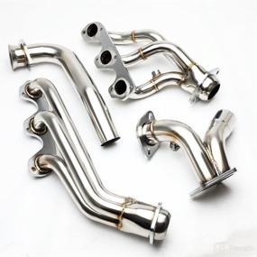 img 1 attached to High-Performance DNA Motoring HDS-FR90+Y Stainless Steel Exhaust Header Manifold - Elevate Your Vehicle's Performance!