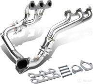 high-performance dna motoring hds-fr90+y stainless steel exhaust header manifold - elevate your vehicle's performance! logo