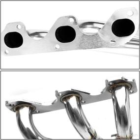 img 3 attached to High-Performance DNA Motoring HDS-FR90+Y Stainless Steel Exhaust Header Manifold - Elevate Your Vehicle's Performance!