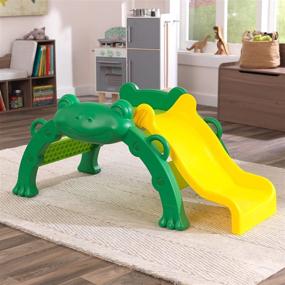 img 1 attached to 🧗 Enhance Motor Skills with KidKraft Slide Toddler Climber