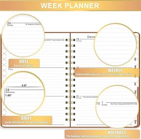 img 1 attached to 2023 Planner: 6.3" X 8.4", Monthly Tabs, Faux Leather Hardcover & Twin-Wire Binding - Perfect Life Assistant