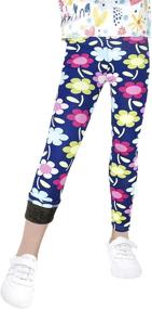 img 4 attached to ZukoCert Fleece Leggings Cashmere 2P C 140 Girls' Clothing : Leggings