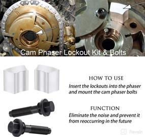 img 3 attached to 🛠️ Advanced Cam Phaser Lockout Kit for Ford 5.4L and 4.6L 3 Valve Engines - Enhanced Timing Mounting Bolts and Crankshaft Pulley Bolt | Resolve Ticking Noise from Failing Cam Phasers