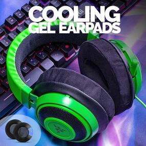 img 3 attached to Игровые амбушюры Brainwavz для Razer Kraken и других игровых гарнитур, AKG 701 Q701 и других наушников (см. список, размеры и видео), охлаждающий гель, пена с эффектом памяти, микро-замша, XL Round Black