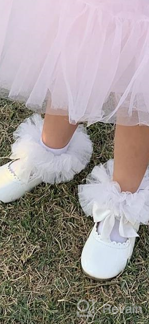 img 1 attached to 👸 Toddler Ballet Princess Shoes - Perfect for Birthdays, Weddings, and Girls' Flats review by Lisa Campbell