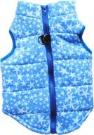 🧥 winter essential: windproof waterproof dog coat with zipper – a cozy cold weather costume for small to medium dogs (xs, blue) logo