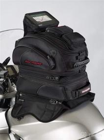 img 4 attached to 🏍️ Motorcycle Tank Bag - Tour Master Elite Strap Mount Tri-Bag in Black (One Size)