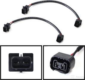 img 3 attached to 🚗 Enhance Your Vehicle's Efficacy: iJDMTOY P13W 12277 Extension Wire Harness Sockets for Daytime Running Lamps and Fog Lights Retrofit Work