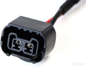 img 1 attached to 🚗 Enhance Your Vehicle's Efficacy: iJDMTOY P13W 12277 Extension Wire Harness Sockets for Daytime Running Lamps and Fog Lights Retrofit Work