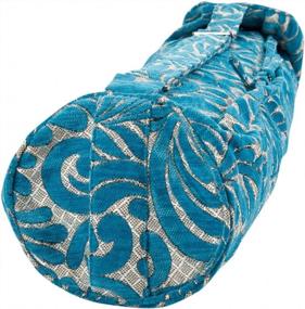 img 1 attached to Velvety Teal Hugger Mugger Alaya Yoga Mat Bag - Stylish And Convenient Storage Solution