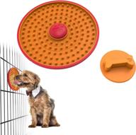 🔒 dog cage training tools: reduce anxiety & aid pet behavior | lick mat for dogs | secures to crate peanut butter licking mat | dog kennel therapy training lick pad for crate training & grooming logo