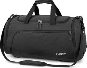 img 3 attached to 45L 3-Way Duffle Backpack Gym Bag: идеально подходит для мужчин и женщин, занимающихся спортом, путешествий и поездок с ночевкой | G4Free
