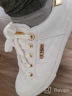 img 1 attached to Men's Shoes - GUESS Factory Loven Low Top Sneakers review by Tyrell Hudson