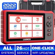 🔍 crp909x obd2 scanner: advanced 2022 scan tool with 26+ reset services, full system car diagnostic scanner with oe-level capabilities, abs bleeding/injector coding/immo/sas/tpms/epb/bms, auto vin, one-click free update логотип