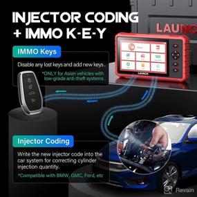 img 1 attached to 🔍 CRP909X OBD2 Scanner: Advanced 2022 Scan Tool with 26+ Reset Services, Full System Car Diagnostic Scanner with OE-Level Capabilities, ABS Bleeding/Injector Coding/IMMO/SAS/TPMS/EPB/BMS, Auto VIN, One-Click Free Update