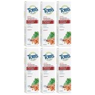 🦷 toms maine toothpaste: efficient antiplaque cinnamint formula for superior oral care logo