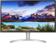 lg 32ul750-w 32-inch 4k monitor display - silver, 3840x2160p, high dynamic range, anti-glare screen logo
