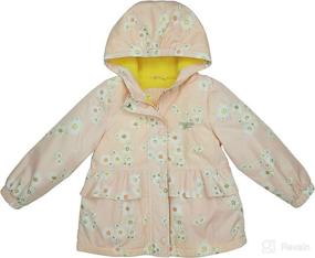img 2 attached to Hooded Midweight Jacket Flounce Daisies Apparel & Accessories Baby Boys for Clothing