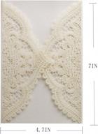 elegant lace paper wedding invitations: set of 24 for your special day logo