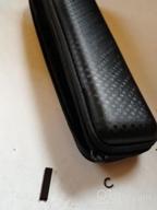 img 1 attached to Secure And Stylish: KUUQA EVA Hard Shell Pencil Case For Fountain And Touch Pens review by James Lapa