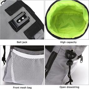 img 1 attached to Portable Dispenser Adjustable Drawstring Crossbody Dogs