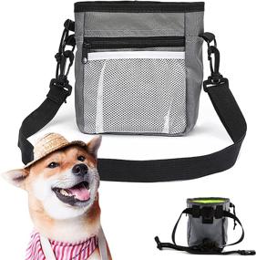 img 4 attached to Portable Dispenser Adjustable Drawstring Crossbody Dogs