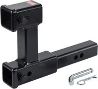 🔧 reysun 864131 dual hitch receiver: 7-1/2 inch rise/drop extension with pin & clip - fits 2 inch hitch logo