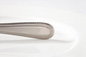 img 3 attached to Elegant And Durable Fortessa Caviar Stainless Steel Butter Knife Set - Perfect Addition To Your Tableware Collection