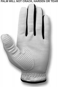 img 1 attached to Дышащие и прочные мужские перчатки для гольфа: CaddyDaddy Claw Pro