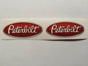 img 1 attached to Pair of Peterbilt Paccar 3D Vinyl Die Cut Decals - Enhanced SEO