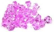 💎 pepper scott 2 lb fuschia acrylic ice rock vase gems or table scatters in pink logo