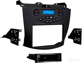 img 1 attached to 📱 Metra 99-7803G Single/Double DIN Installation Kit with Grey Display for 2003-2007 Honda Accord Models