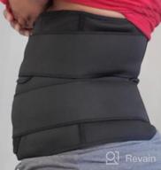 img 1 attached to KIWI RATA Neoprene Sauna Waist Trainer Corset: The Ultimate Tool For Women'S Fitness And Back Support review by Chris Bailey