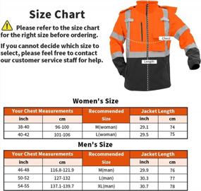 img 1 attached to Waterproof Reflective High Visibility Safety Jackets For Men And Women With Removable Hood And Sleeves By SHORFUNE