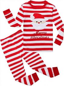 img 4 attached to KikizYe Little Big Girls Pajamas Set: 100% Cotton Kids PJs Sleepwear