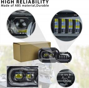 img 3 attached to LED Headlight Assembly For F800GS, E-Mark Approved Head Light Front Lamp With High-Low Beams DRL For BMW F800GS / F800GS ADV / F800R / F700GS / F650GS Accessories