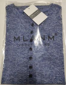 img 1 attached to Upgrade Your Casual Style With MLANM'S Slim Fit Henley T-Shirt Collection