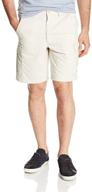 men's eco-friendly trail cargo shorts by savane - flat front, comfortable fit logo
