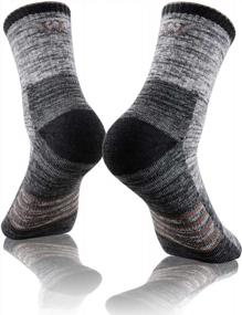 img 3 attached to High-Performance Hiking Socks For Men And Women - FEIDEER Moisture-Wicking Cotton Cushion Ankle Socks With Arch Support