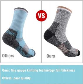 img 1 attached to High-Performance Hiking Socks For Men And Women - FEIDEER Moisture-Wicking Cotton Cushion Ankle Socks With Arch Support