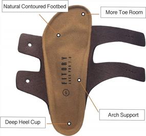 img 1 attached to Comfortable And Stylish FITORY Men'S Sandals With Arch Support And Adjustable Buckle Straps
