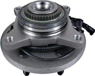 macel 515079 front wheel hub bearing assembly for 2004-2008 ford f150 & 2006-2008 lincoln mark lt, 6 lugs with abs logo