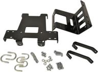 84706 honda fourtrax rincon atv winch mount kit - black logo