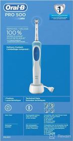 img 1 attached to 🦷 Enhanced Cleaning with Oral B Rechargeable Electric Toothbrush Powered for Healthy Teeth and Gums