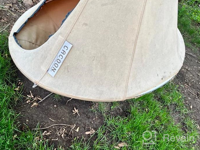 img 1 attached to 🪴 Vivere Bonsai Cacoon: Stylish and Comfortable Mango Hammock Chair review by Broderick Cash