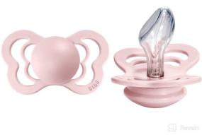 img 4 attached to 🍼 BIBS Pacifiers – Couture: Premium Orthodontic Nipple Pacifier Set, Silicone, BPA-Free, Made in Denmark (Blossom, 6-18 Months)