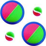 fun in the sun: appleround toss and catch ball set for kids - perfect for beach or backyard fun! logo